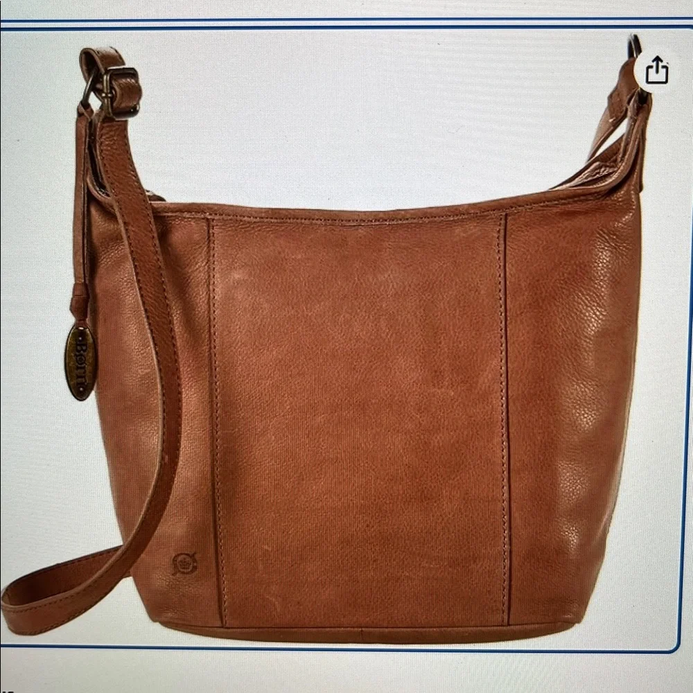 BORN Morley leather crossbody/hobo bag - Picture 16 of 16